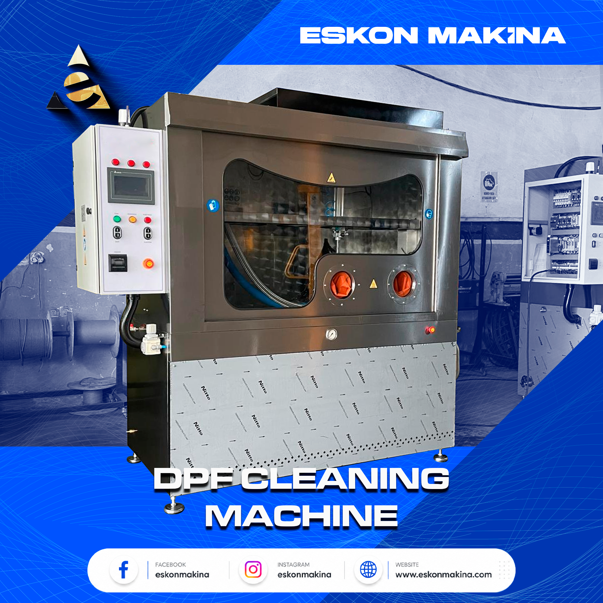 Eskon Truck Diesel Particle Filter Cleaner Machine Price